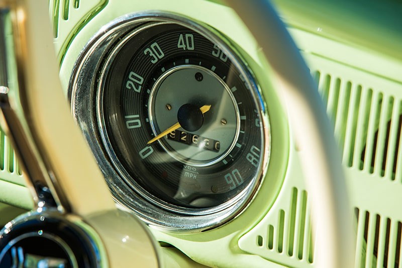 vw beetle speedo