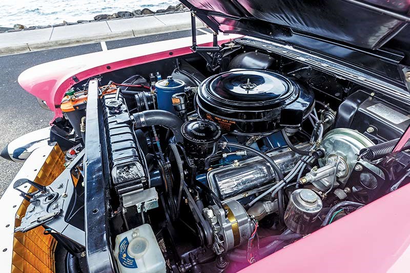 cadillac engine bay