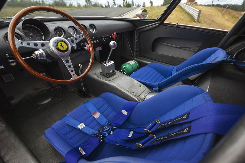 250 gto up for auction again interior