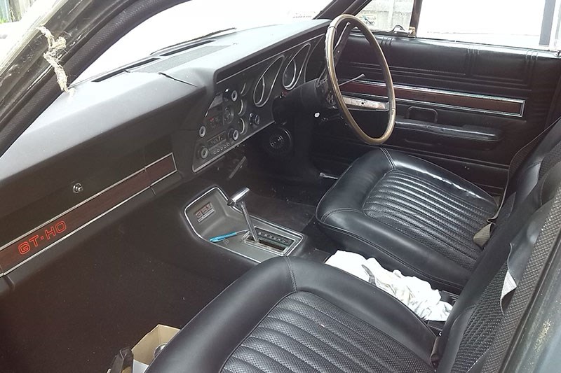 ford falcon resto interior before