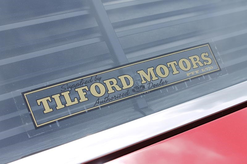 ford falcon resto sticker