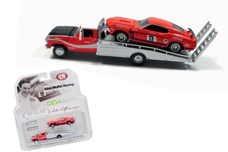model car and trailer