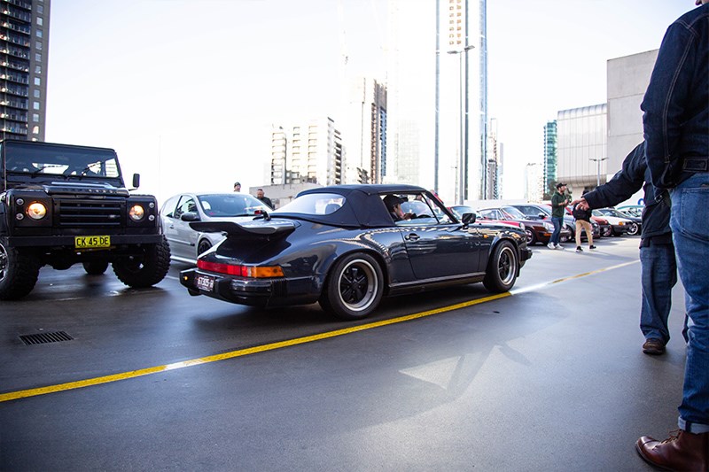 Cars Coffee Porsche roadster