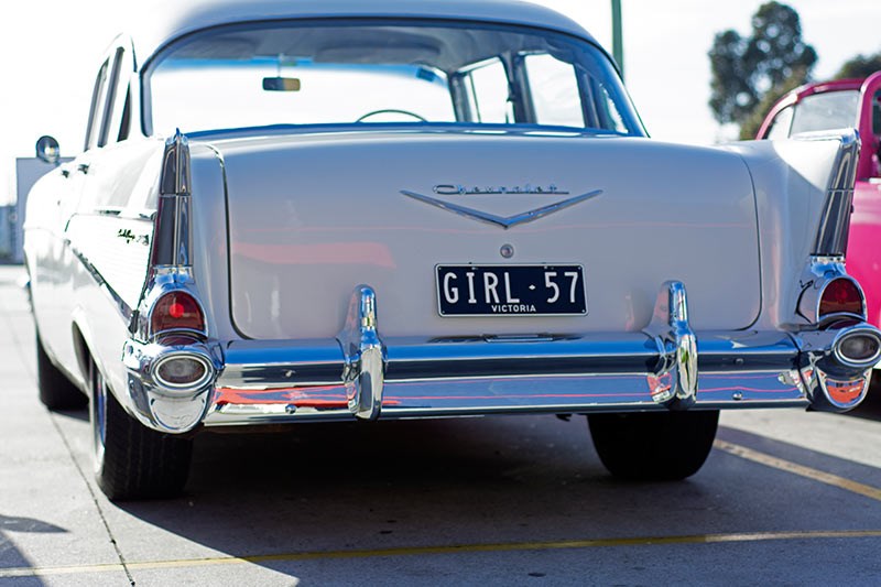 chev bel air rear