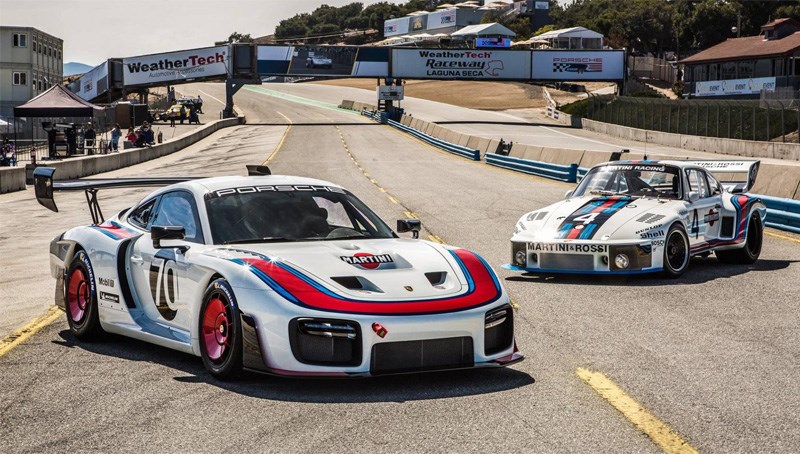 Porsche 935 new and old