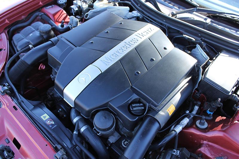 chrysler crossfire engine bay