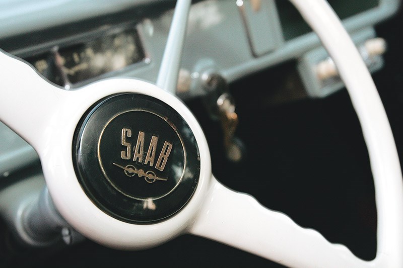 saab 92b steering wheel