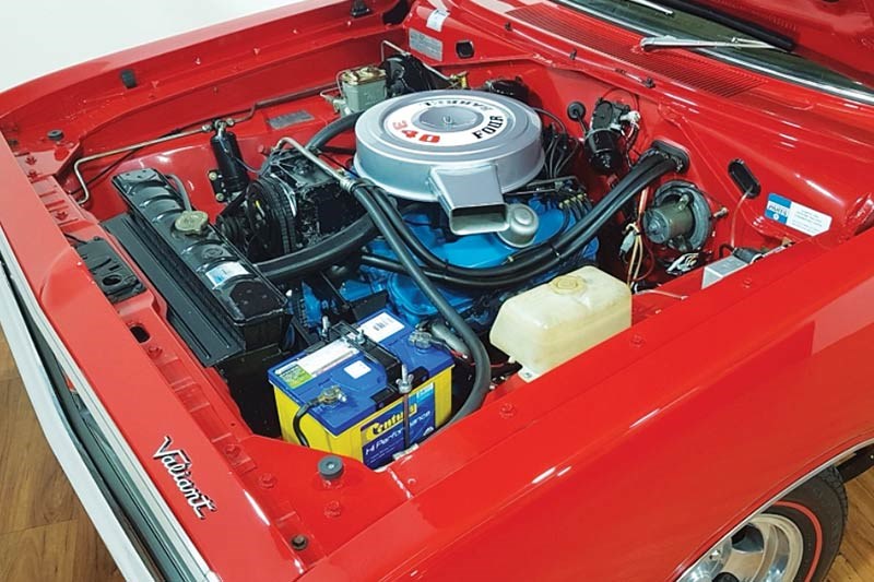 valiant charger engine bay