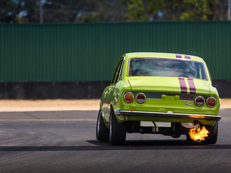 VHRR Sandown Historics FIRE