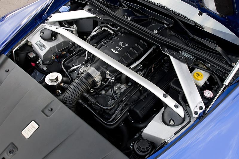 aston martin engine bay