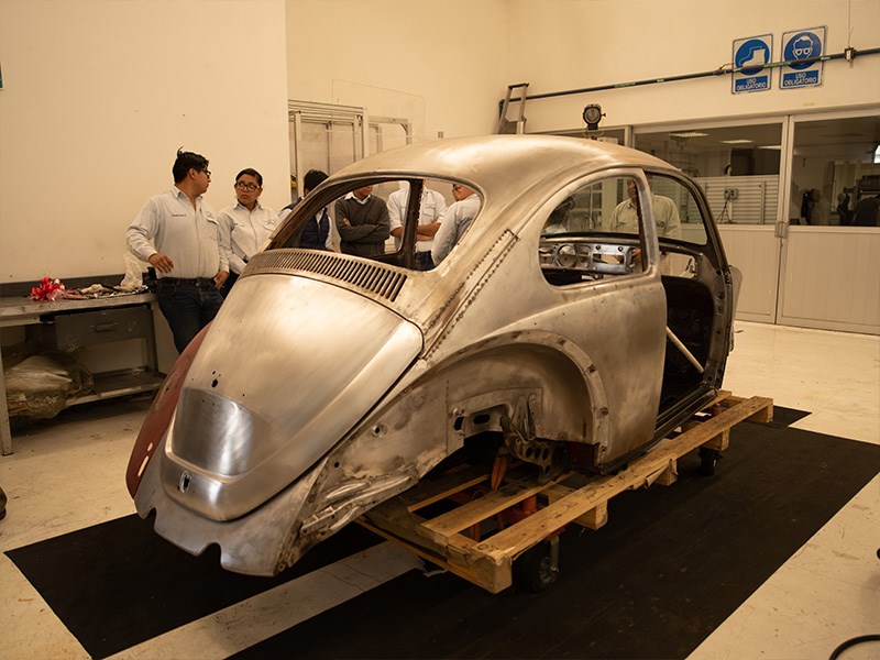 Annie the Beetle restoration shell