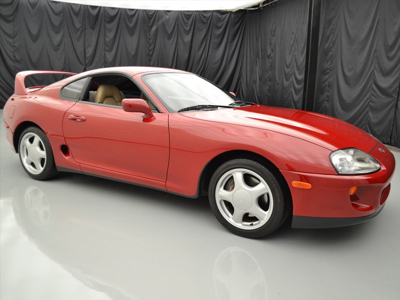 Toyota Supra sells for 170k front side
