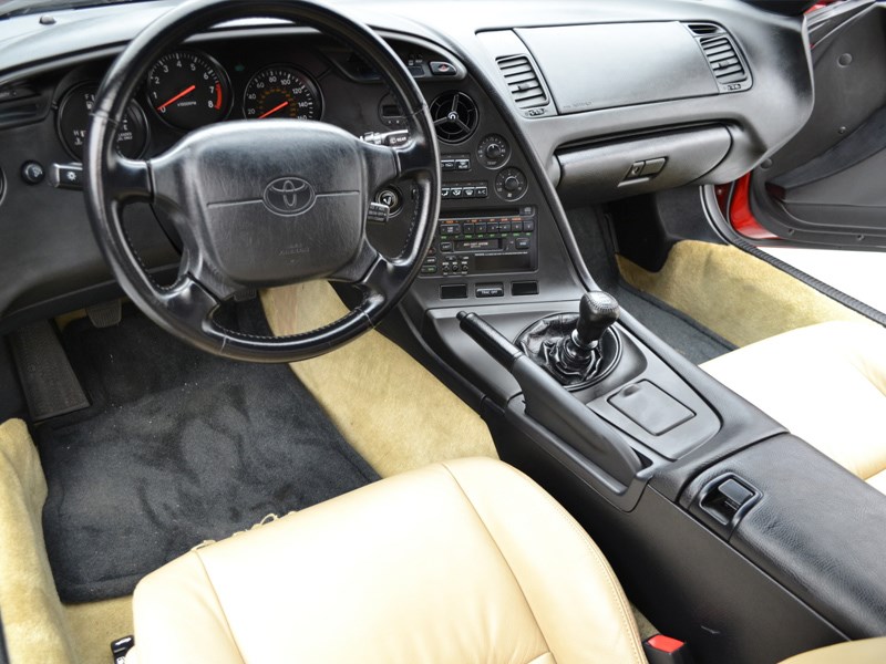 Toyota Supra sells for 170k interior