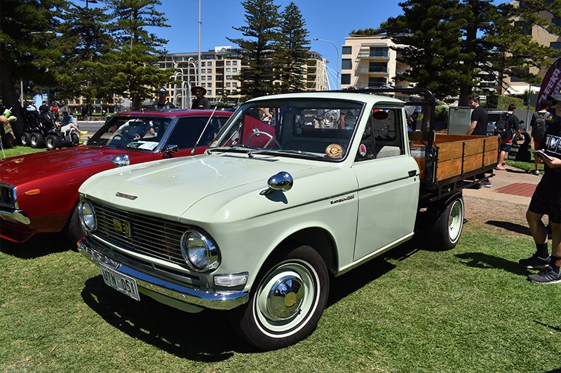 All Japan Day Datsun ute front