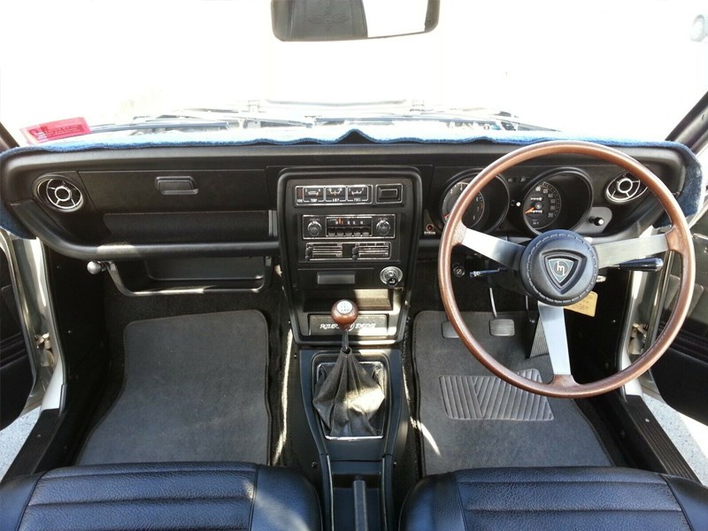 Mazda RX3 interior dashboard