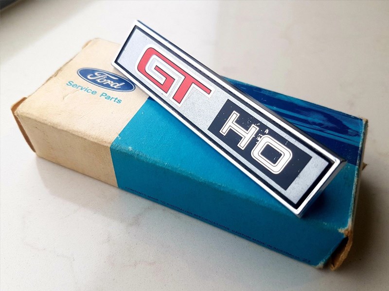 GT HO badge