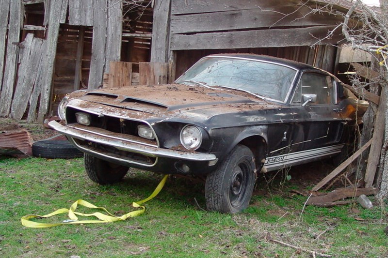 GT500 barn find barn rescue