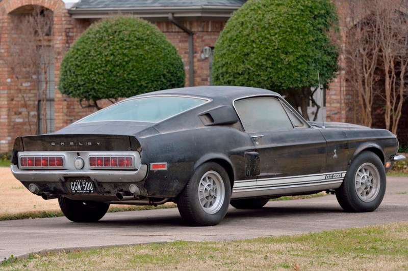 GT500 barn find rear