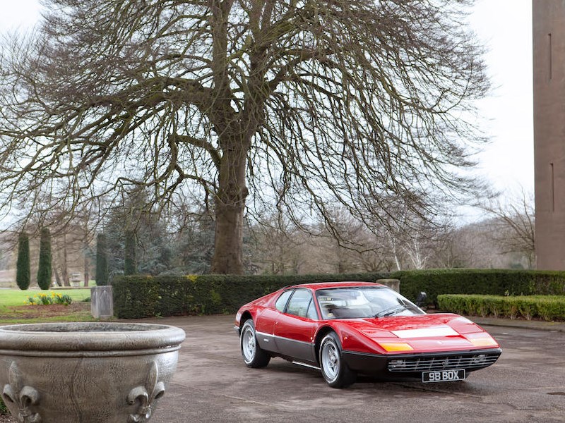 Elton John s Ferrari front quarter