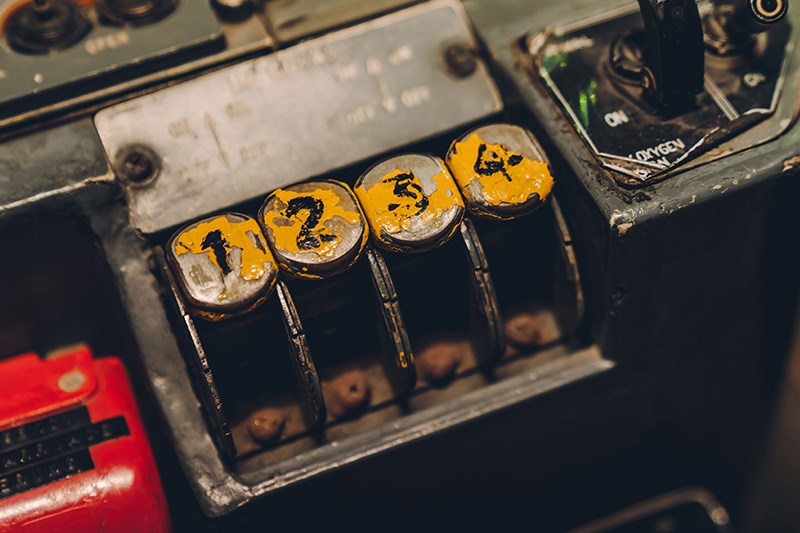 Porsche 917 Concorde cabin details