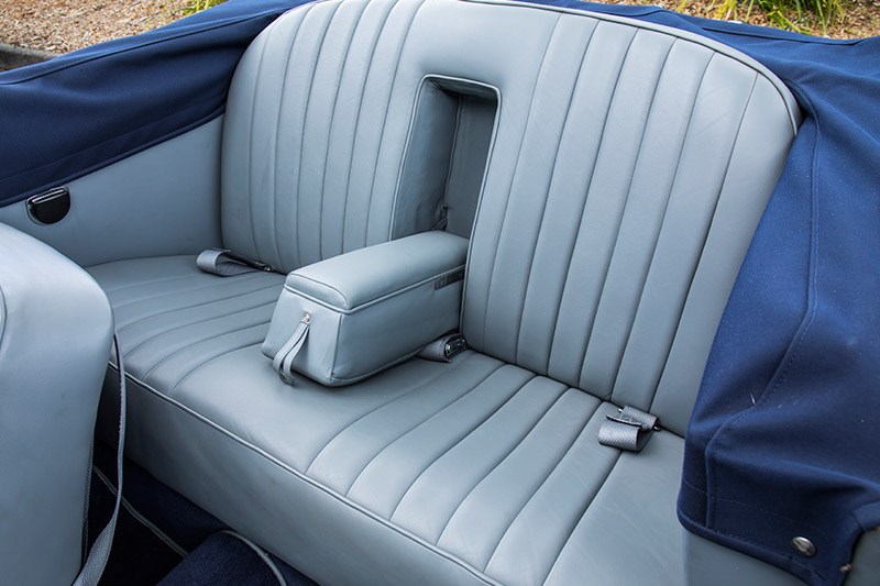 alvis drophead coupe rear seat