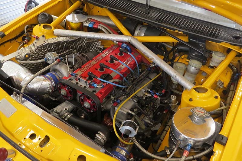 ford sierra racer engine bay