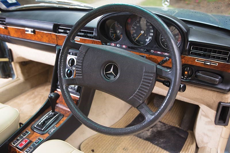 mercedes benz 450 sel dash