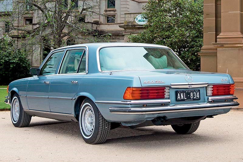 mercedes benz 450 sel rear