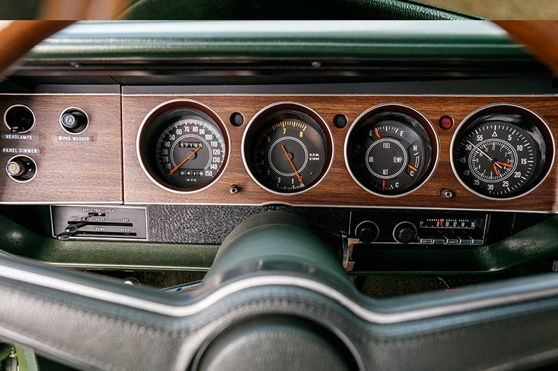 plymouth cuda dash