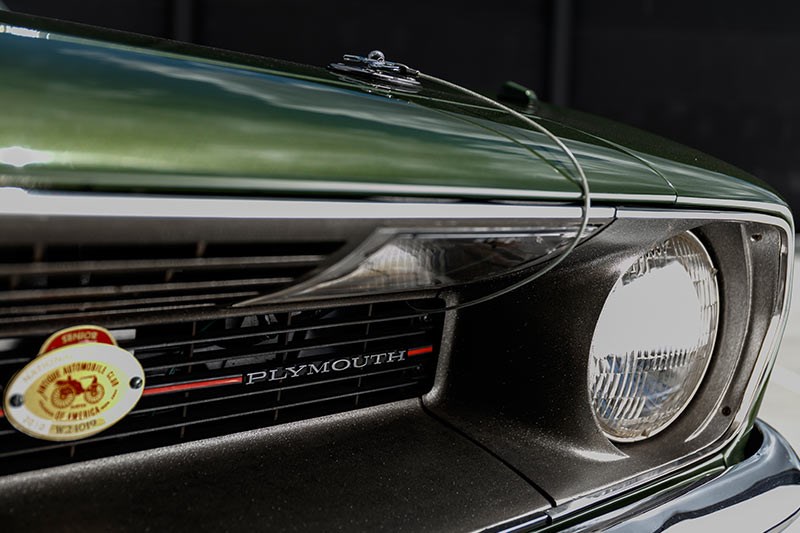 plymouth cuda headlight