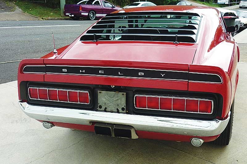 shelby mustang rear