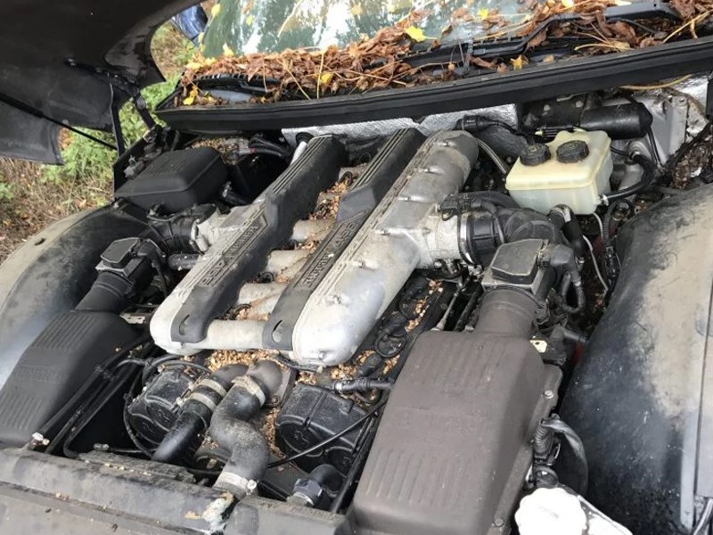 Abandoned Ferraris engine