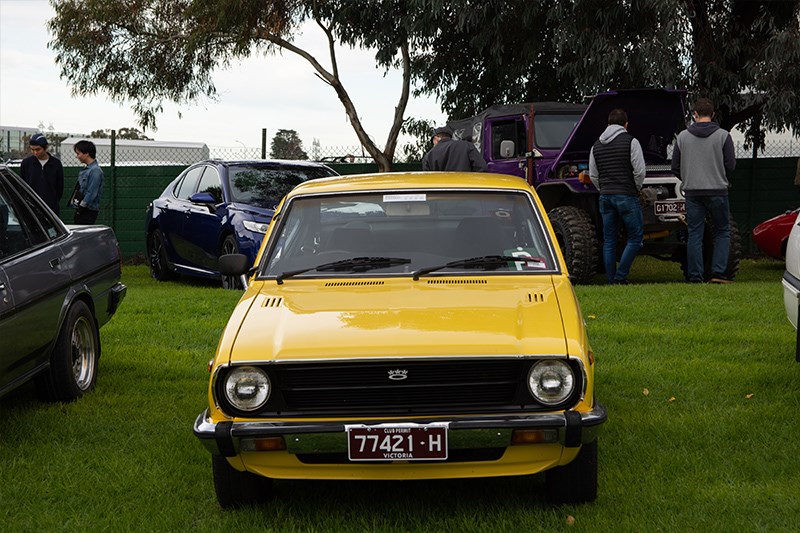 Toyota Winterfest Corolla yellow