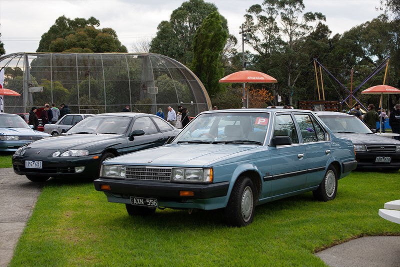 Toyota Winterfest Crown old sedan