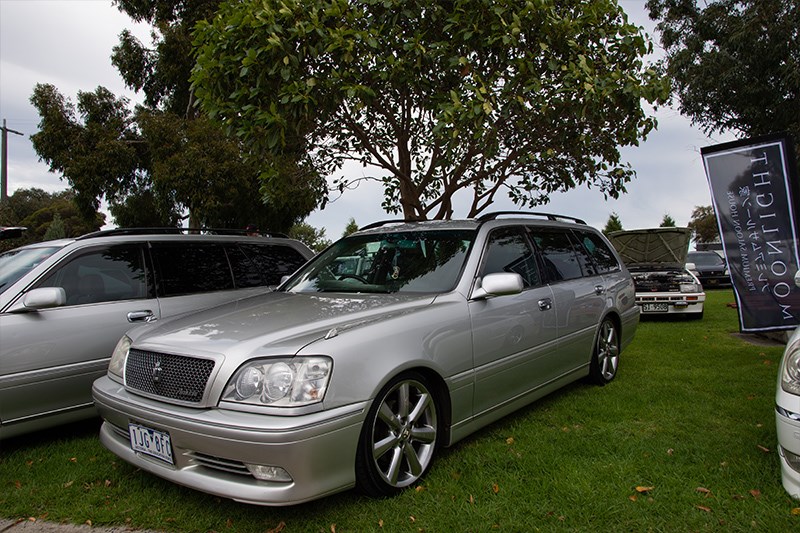 Toyota Winterfest Crown wagon silver