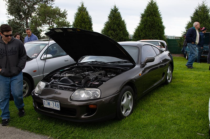 Toyota Winterfest Supra MkIV static