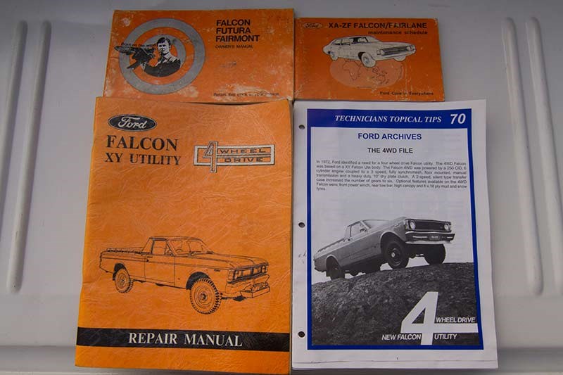 ford falcon xy utility books