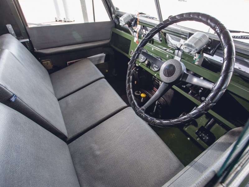 Dalai Lama s Land Rover interior