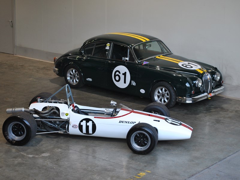 Donington Historic Race cars Jaguar