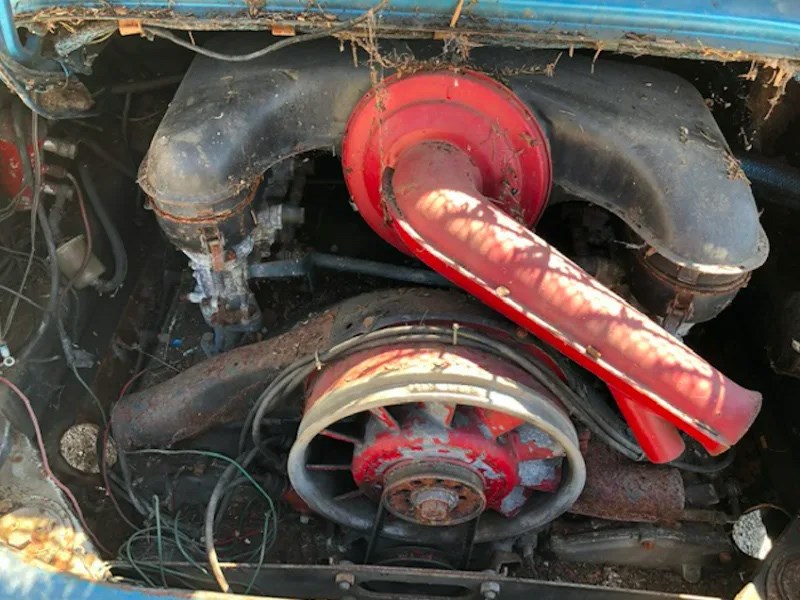 Barn find 911 engine