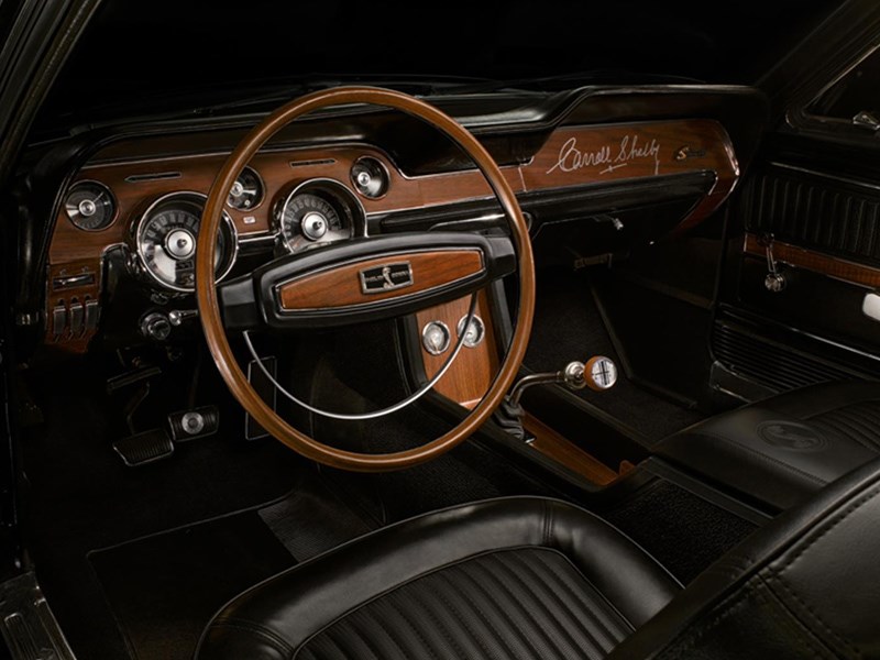 Shelby Black Hornet interior