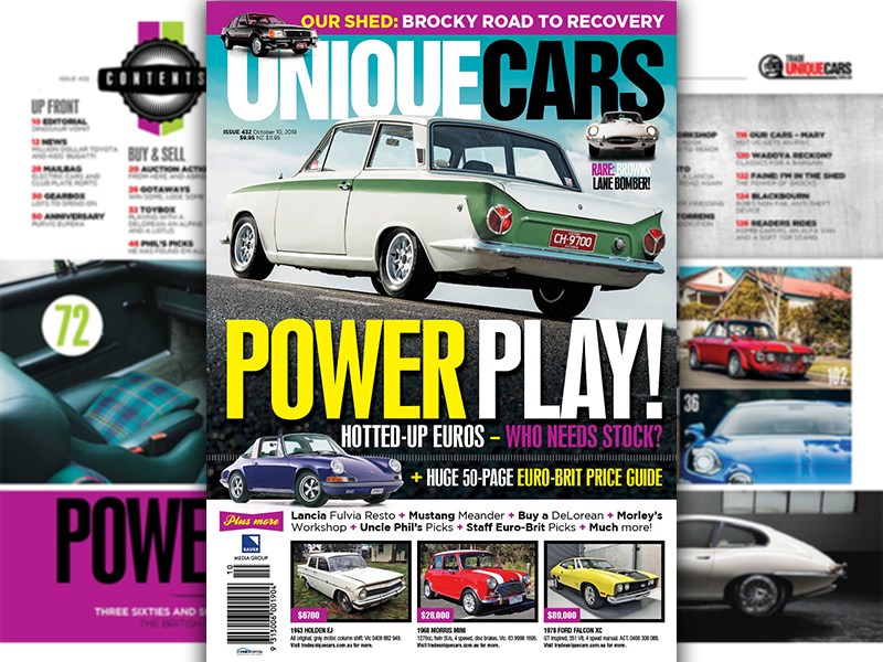 Unique Cars Magazine 432 contents and cover