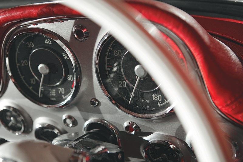 mercedes benz 300sl gauges