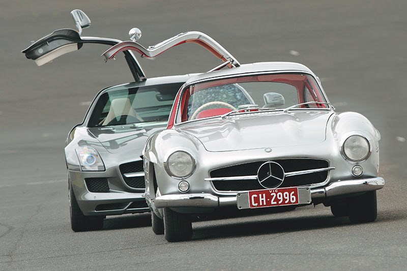 mercedes benz 300sl sls amg front