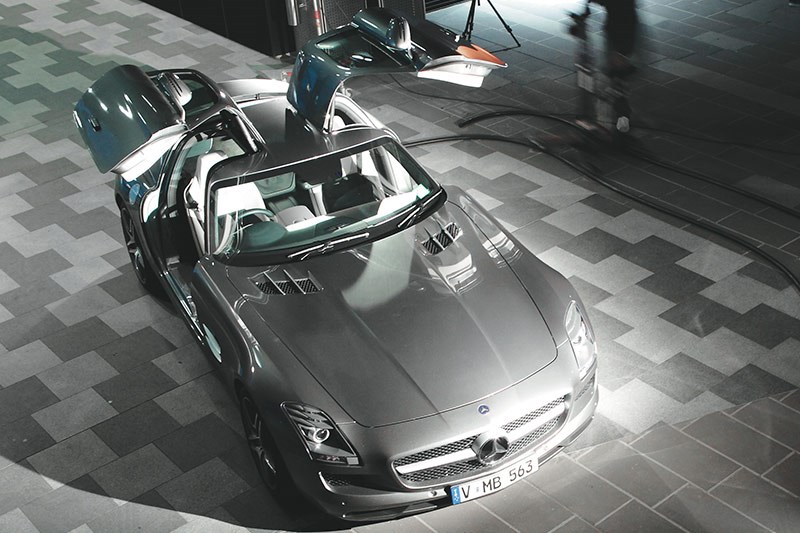 mercedes benz sls amg top