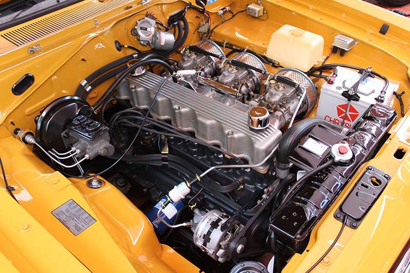 valiant charger e49 engine bay