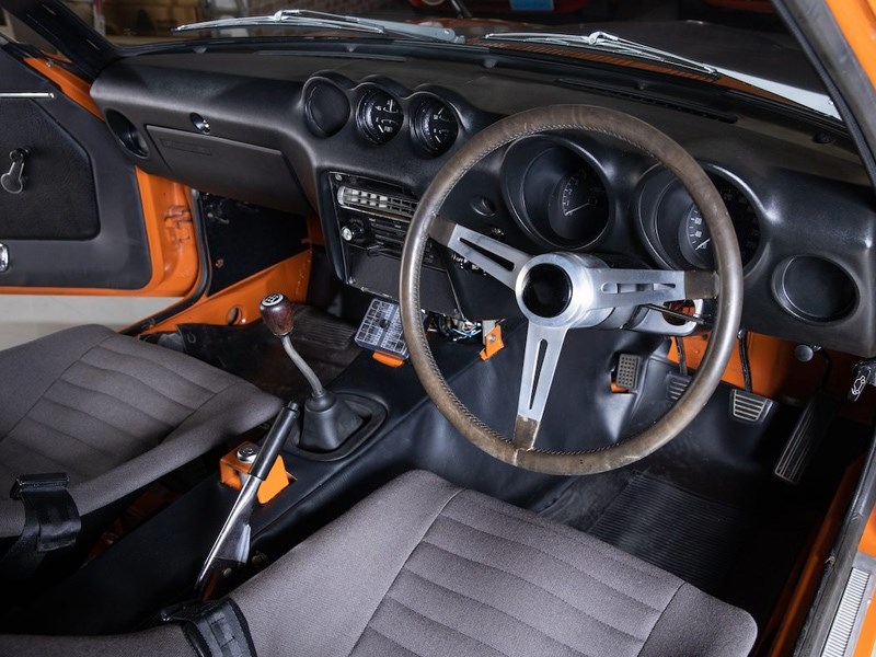 Datsun Z432R for auction interior