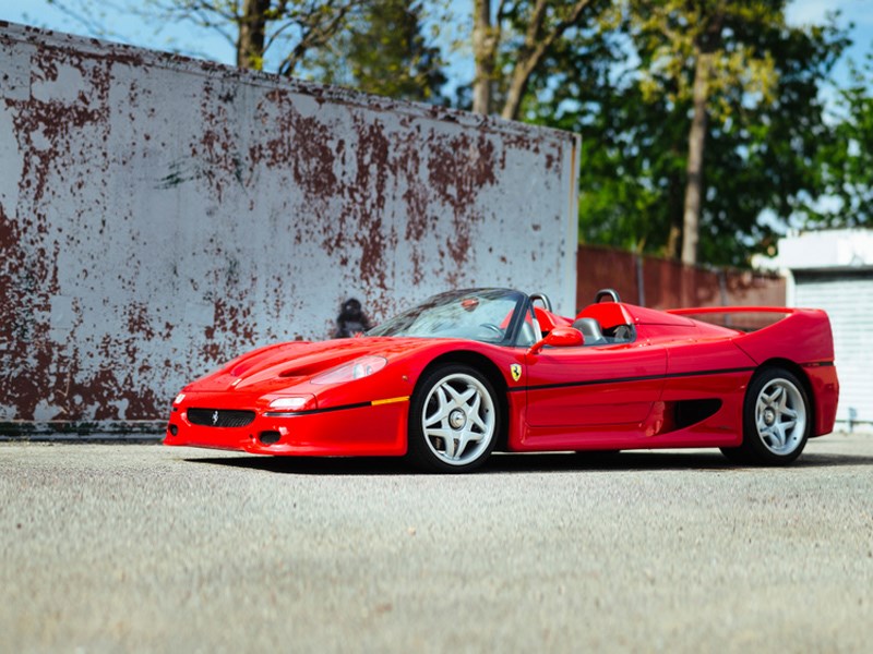 First Ferrari F50 front side