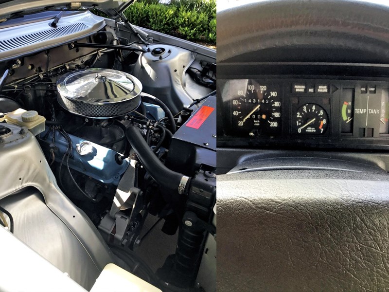 Volvo 264 V8 engine and cluster