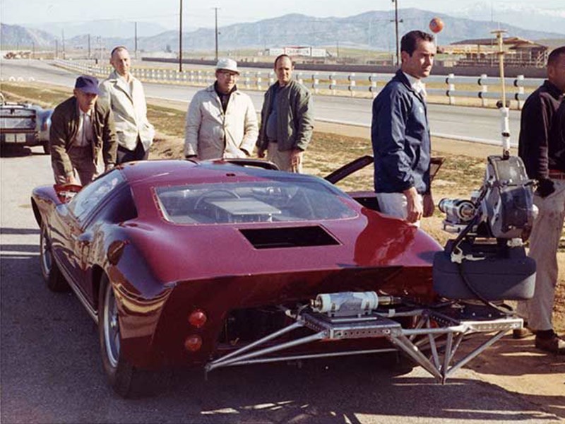 Ford GT40 wilson grand prix filming